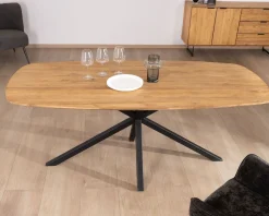 Meuble House Table de repas bateau en teck recyclé et pieds mikado "Bahia" 200 cm Online