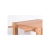 Meuble House Table de repas carrée en chêne massif huilé "Lodge Casita" 140x140 cm