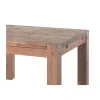 Meuble House Table de repas carrée en chêne massif huilé "Lodge Casita" 120x120 cm Discount