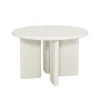 Meuble House Table de repas contemporaine ronde 120 cm coloris crème "Odyna" Online