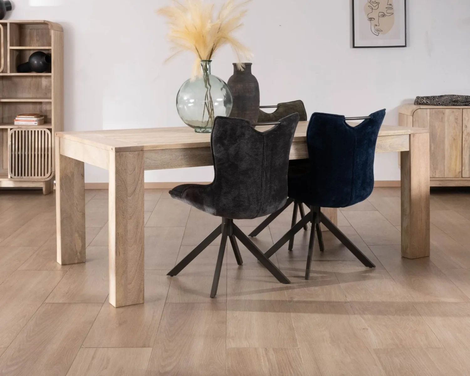 Meuble House Table de repas extensible 160 à 250 cm en manguier "Jappy"