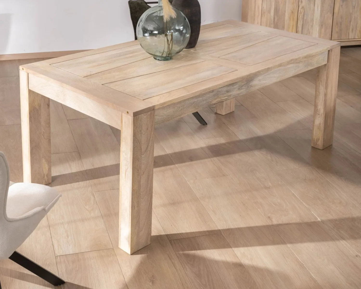 Meuble House Table de repas extensible 160 à 250 cm en manguier "Jappy"