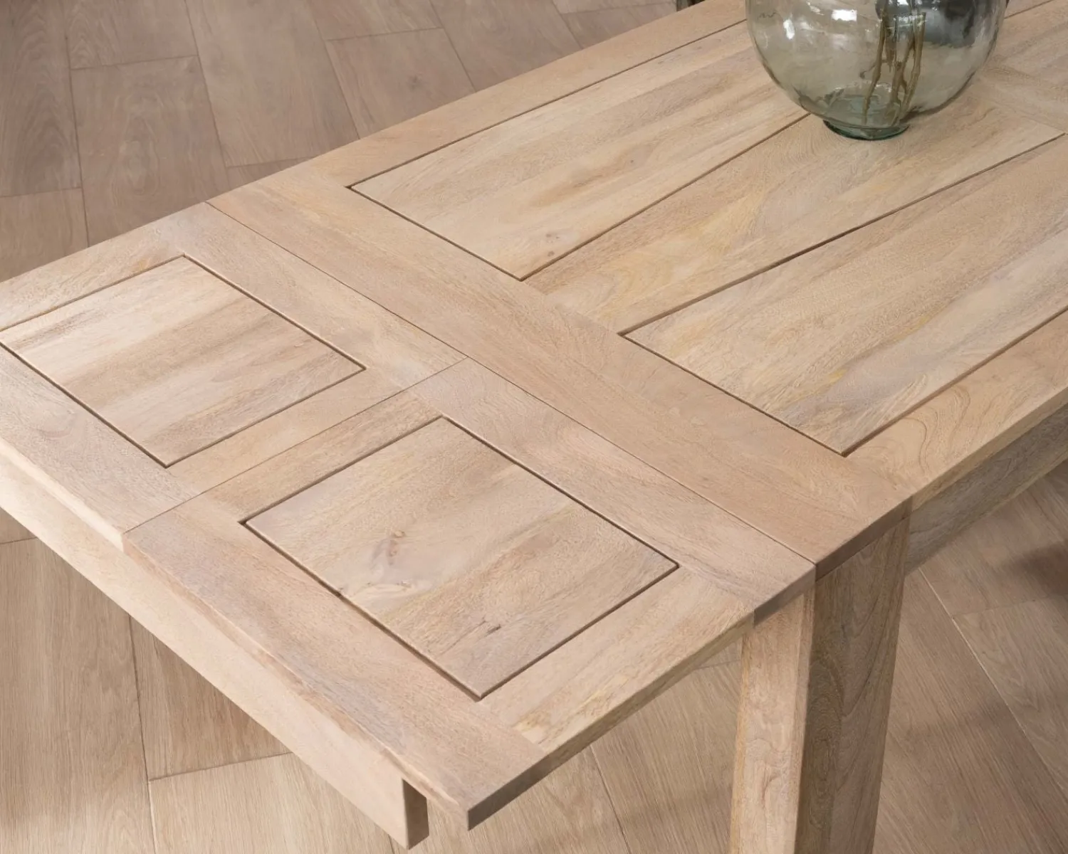 Meuble House Table de repas extensible 160 à 250 cm en manguier "Jappy"