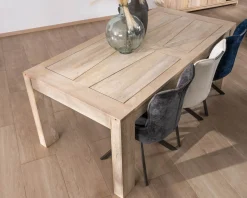 Meuble House Table de repas extensible 200 à 290 cm en manguier 