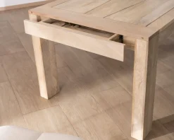 Meuble House Table de repas extensible 200 à 290 cm en manguier 