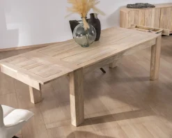 Meuble House Table de repas extensible 200 à 290 cm en manguier 