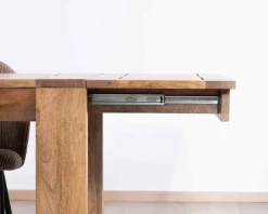 Meuble House Table de repas extensible 200 à 290 cm "Jappy" en manguier foncé Clearance