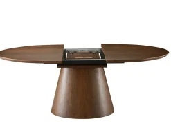 Meuble House Table de repas extensible 160–200 cm teinte noyer 
