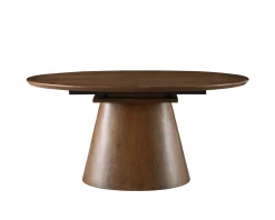 Meuble House Table de repas extensible 160–200 cm teinte noyer 