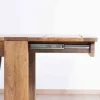 Meuble House Table de repas extensible en manguier foncé "Jappy" 160 à 250 cm Best