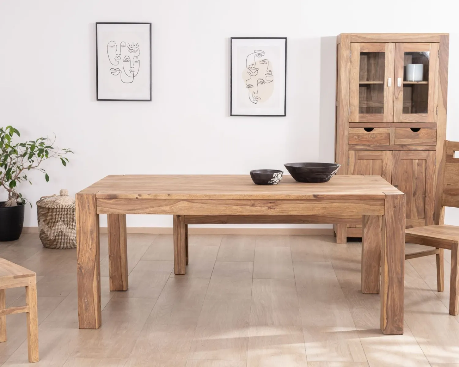 Meuble House Table de repas extensible en palissandre "Kalanohé" 180 cm Outlet