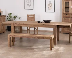 Meuble House Table de repas extensible en palissandre