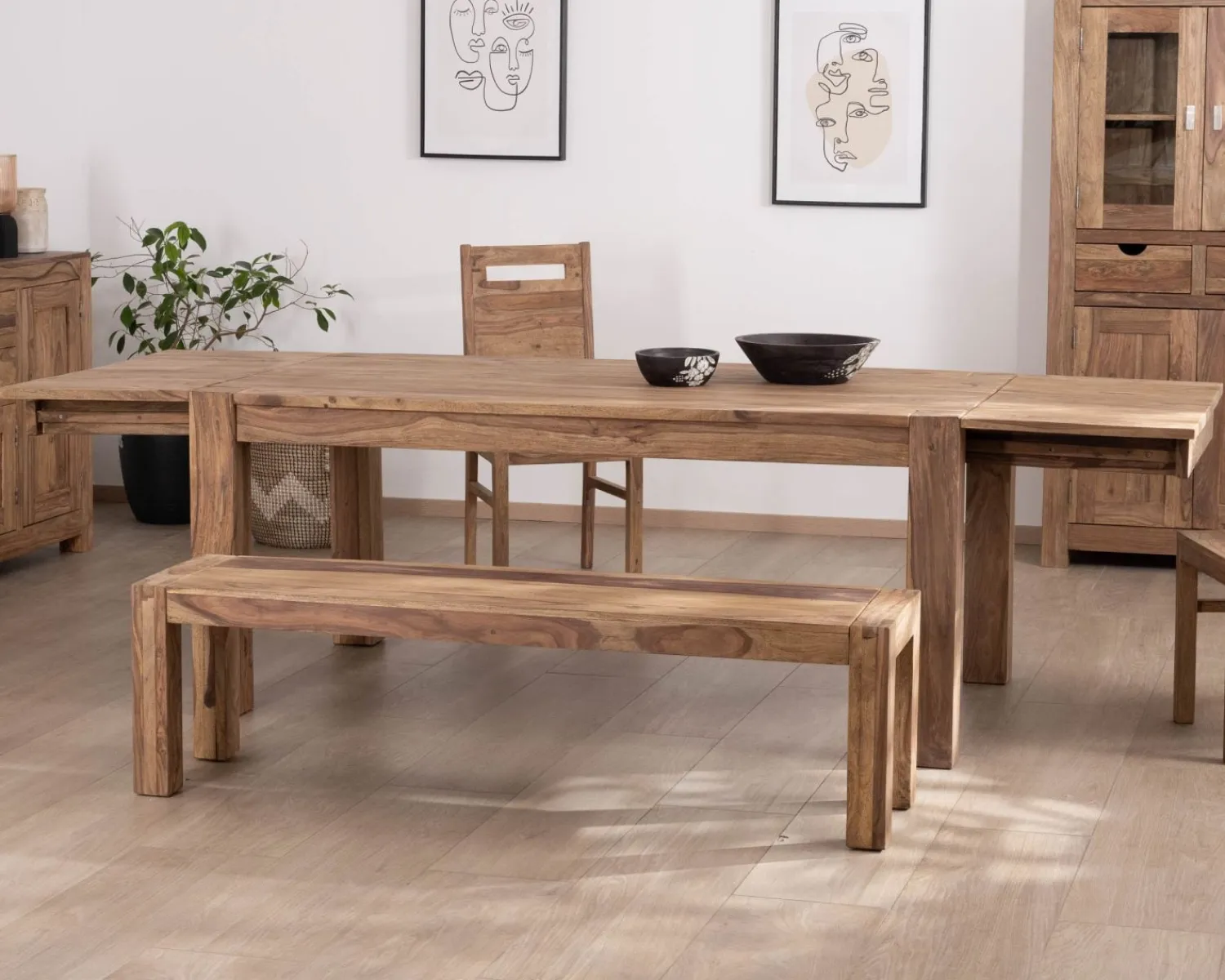 Meuble House Table de repas extensible en palissandre "Kalanohé" 180 cm Outlet