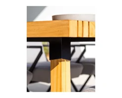 Meuble House Table de repas extérieure en teck massif 200 cm