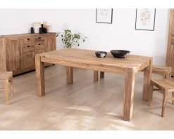 Meuble House Table de repas rectangulaire en palissandre 