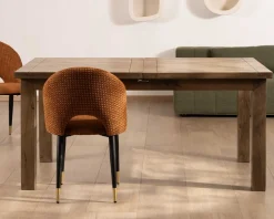 Meuble House Table de repas rectangulaire extensible en manguier 160-200cm "Baz" Hot