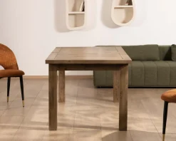 Meuble House Table de repas rectangulaire extensible en manguier 160-200cm