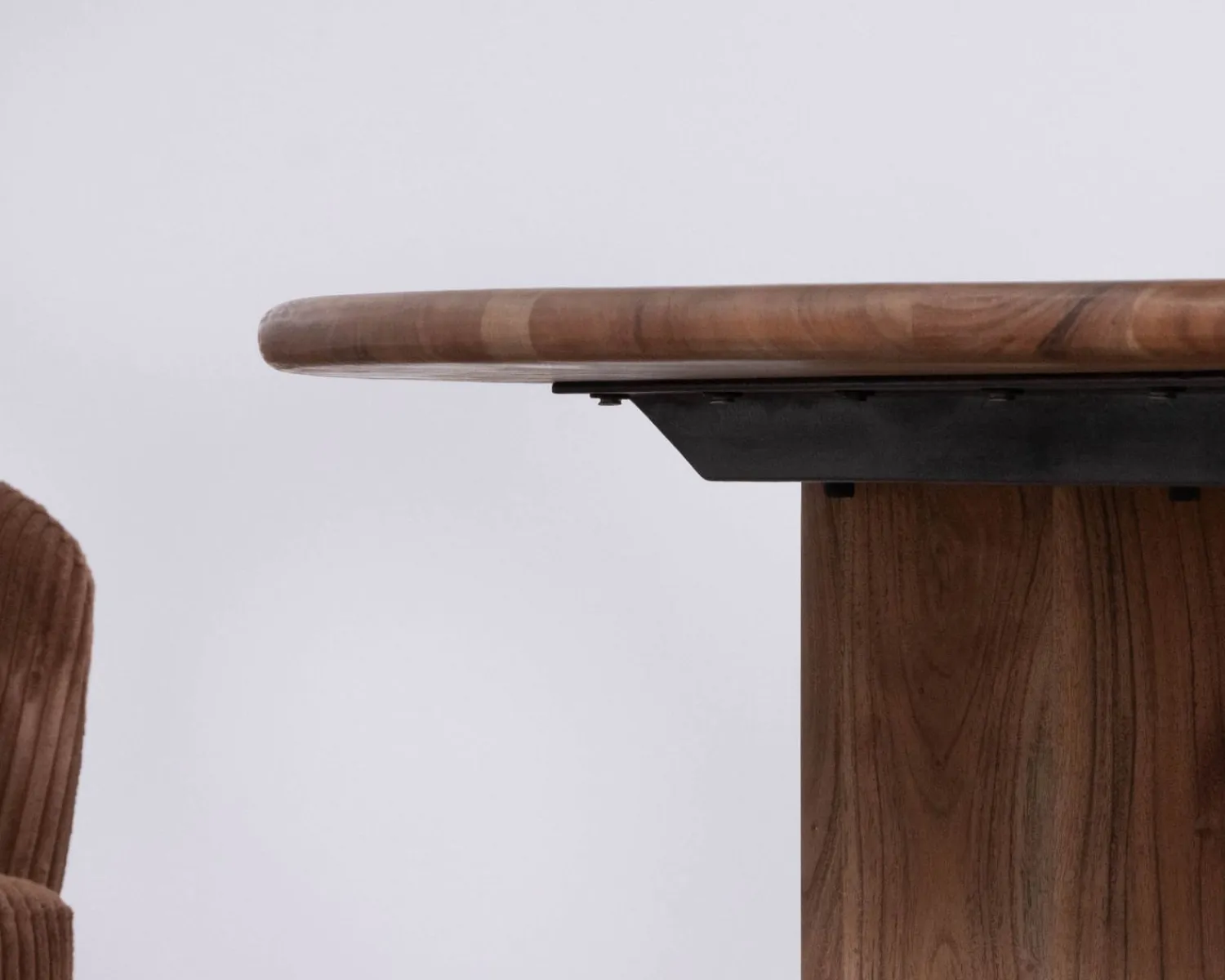 Meuble House Table de repas ronde style japandi "Yona" 150 cm Clearance