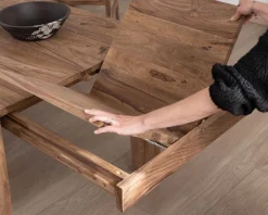 Meuble House Table de salle à manger extensible en palissandre 