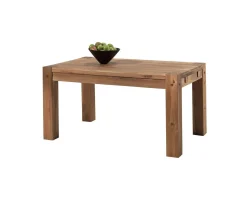 Meuble House Table de salle à manger "Lodge Casita" 150cm en chêne massif huilé Hot