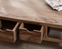 Meuble House Table de salon 135 cm avec tiroirs recto-verso 