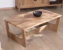 Meuble House Table de salon épurée en manguier naturel 