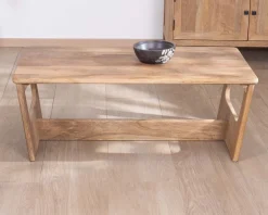 Meuble House Table de salon épurée en manguier naturel 