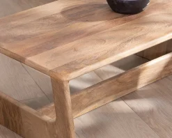 Meuble House Table de salon épurée en manguier naturel 