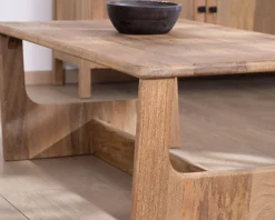 Meuble House Table de salon épurée en manguier naturel 