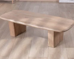 Meuble House Table de salon rectangle en manguier design épuré "Orobie" Best