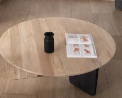 Meuble House Table de salon ronde style épuré 