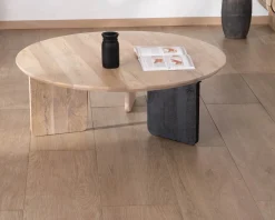 Meuble House Table de salon ronde style épuré 