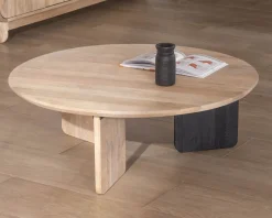 Meuble House Table de salon ronde style épuré 
