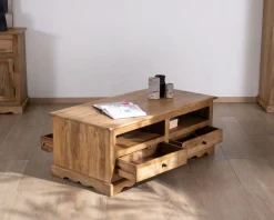 Meuble House Table de salon style classique en manguier 