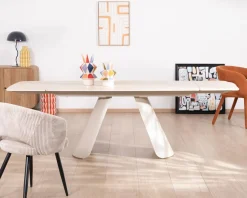 Meuble House Table extensible 160 à 240 cm rétro chic 