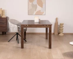 Meuble House Table extensible en manguier massif teinte noyer 