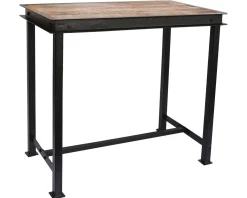 Meuble House Table haute métal et bois 150x80cm
