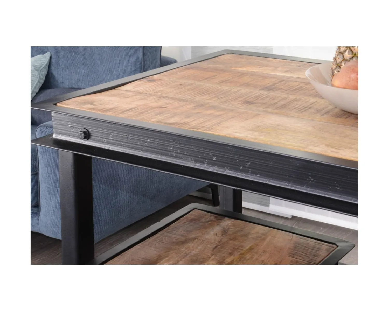 Meuble House Table haute métal et bois 150x80cm "IPN" New