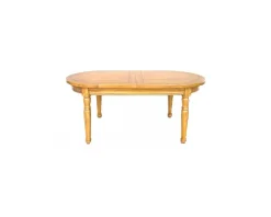Meuble House Table ovale 180cm chêne massif "Antique" Hot