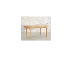 Meuble House Table ovale en chêne massif avec allonges "Artisan" New