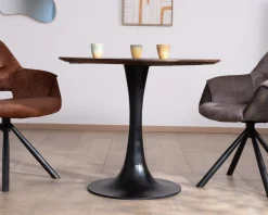Meuble House Table ronde 90 cm esprit bistrot 
