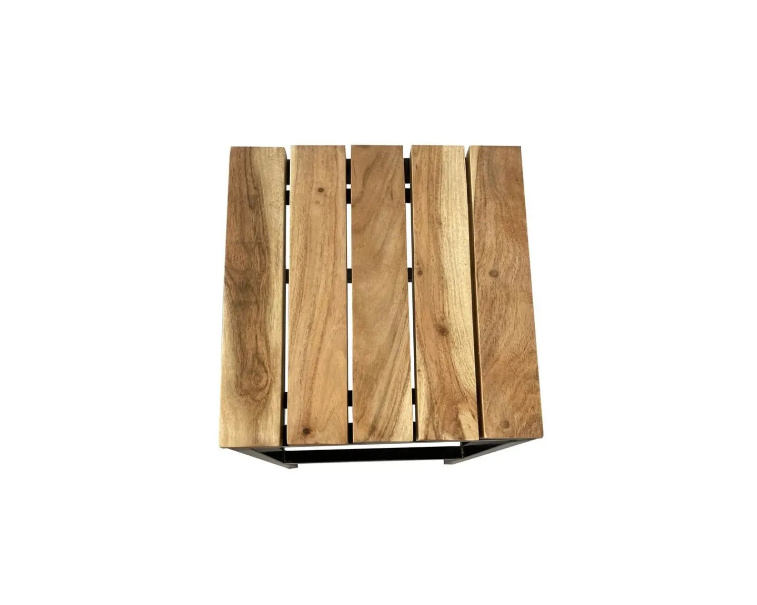 Meuble House Tabouret de bar en métal et bois exotique "Garden" Hot