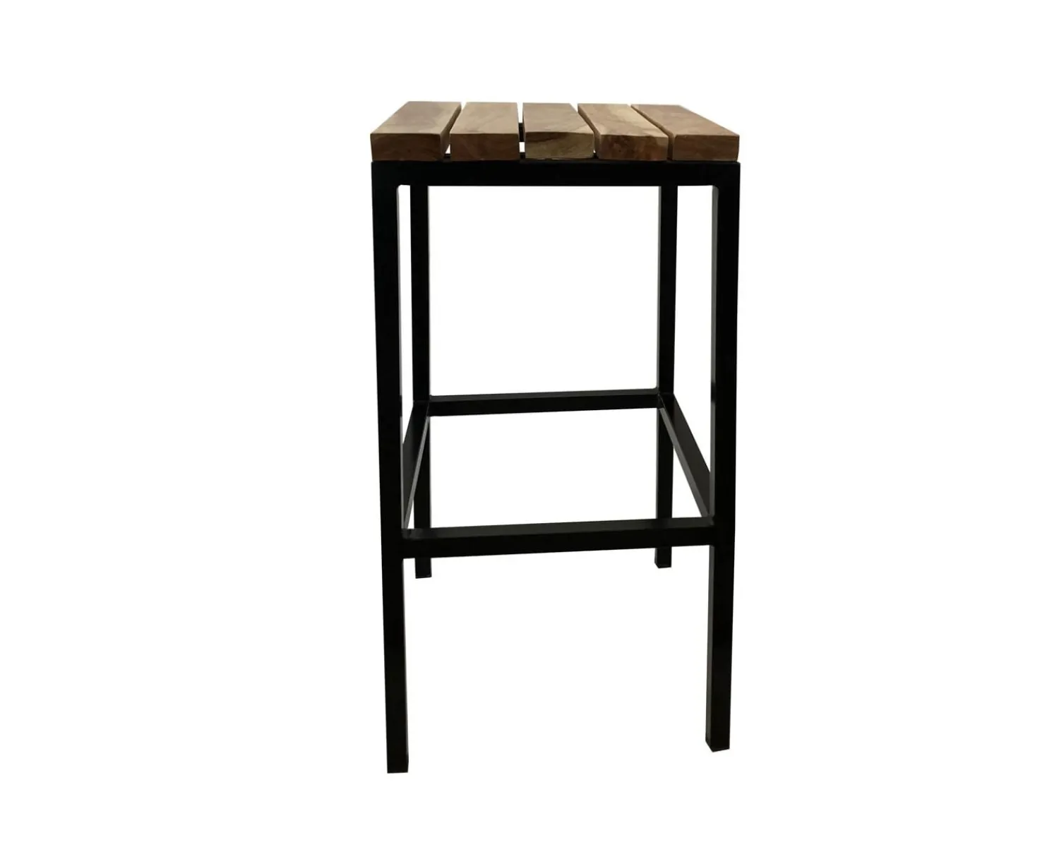 Meuble House Tabouret de bar en métal et bois exotique "Garden" Hot