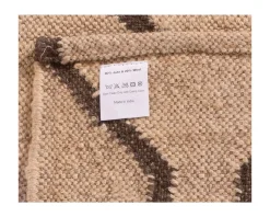 Meuble House Tapis en jute et laine style kilim beige "Cocoon" format 200x300 cm Sale