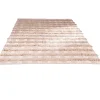 Meuble House Tapis multi textures beige tissé main "Matis" format 200x300cm New
