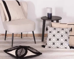 Meuble House Tapis rayé coloris doux 120x180cm 