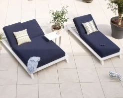 Meuble House Transat haut de gamme bleu et blanc 