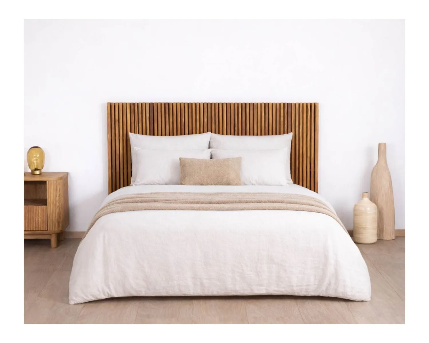 Meuble House Tête de lit en chêne huilé style Newtro “Winton” 160 cm Sale