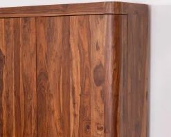 Meuble House Vaisselier en palissandre 3 portes et tiroirs "Rosewood" 120 cm New