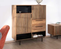Meuble House Vaisselier en teck recyclé